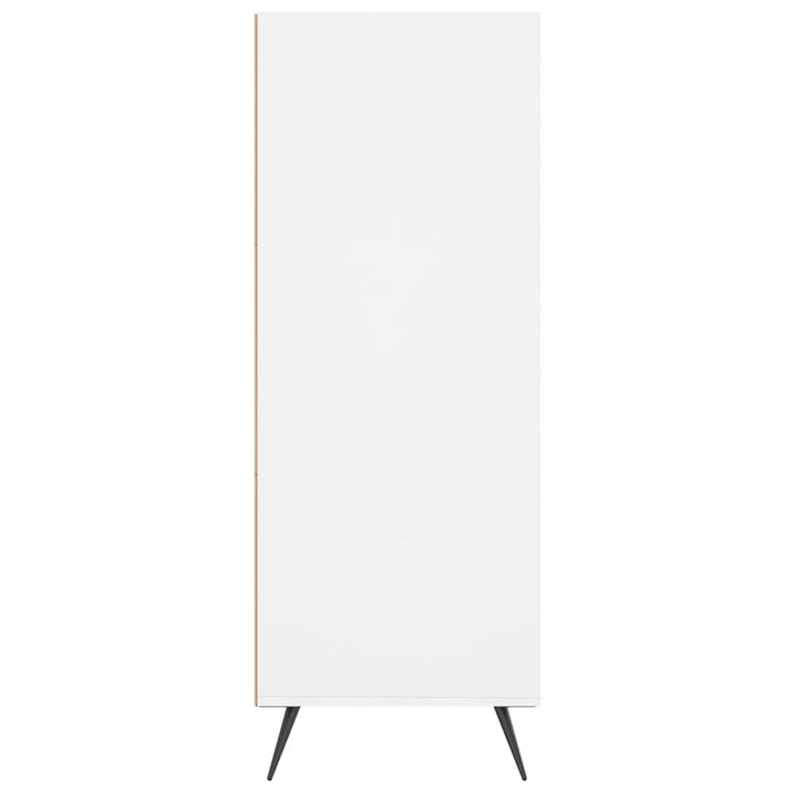 skab 69,5x32,5x90 cm konstrueret træ hvid