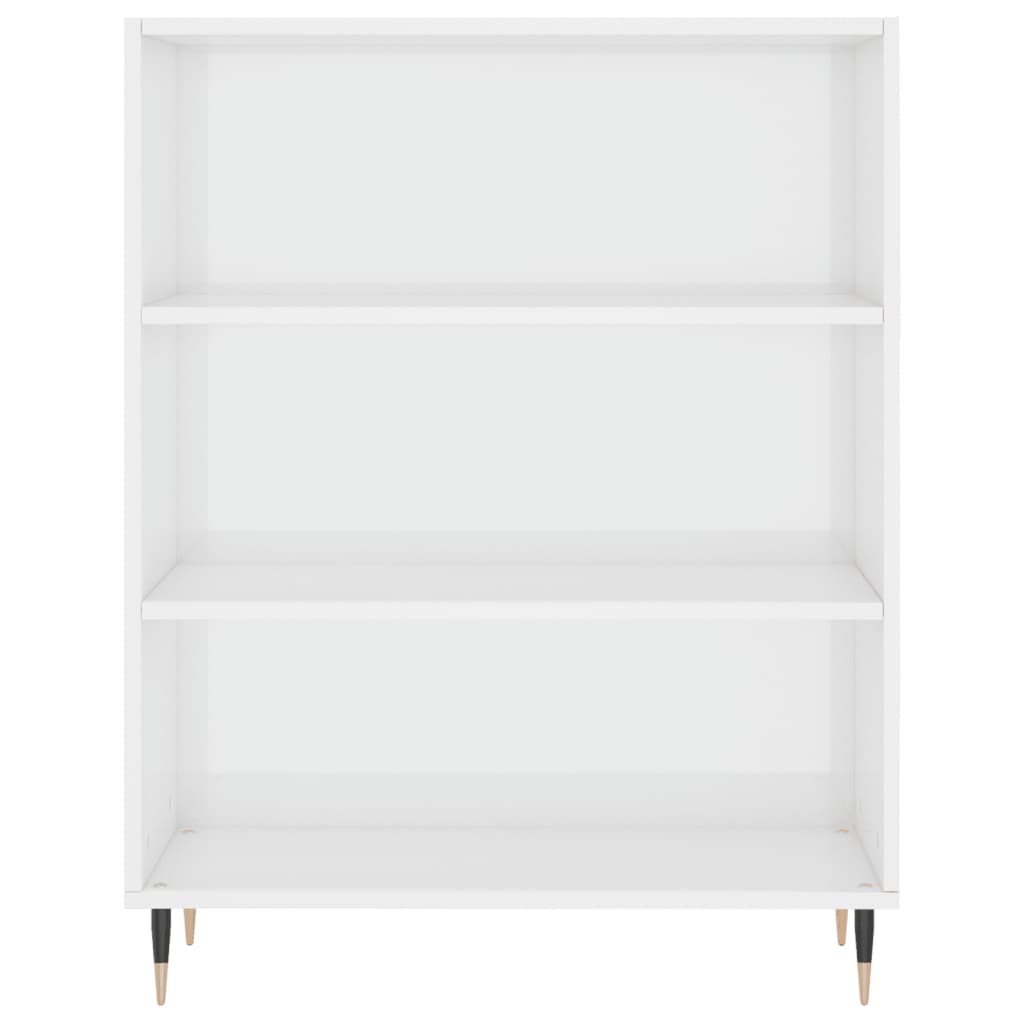 skab 69,5x32,5x90 cm konstrueret træ hvid højglans