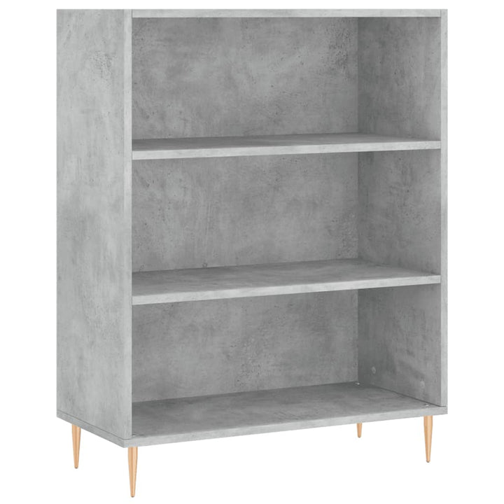 skab 69,5x32,5x90 cm konstrueret træ betongrå