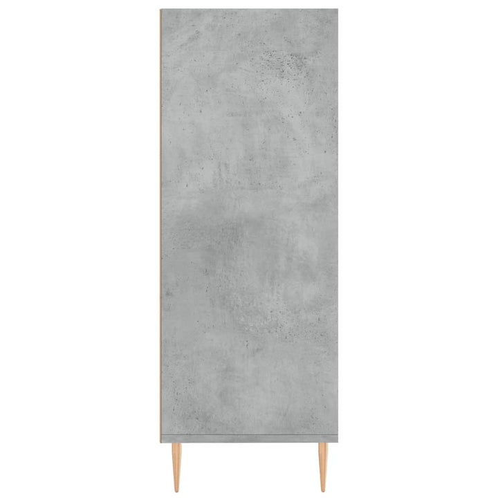 skab 69,5x32,5x90 cm konstrueret træ betongrå