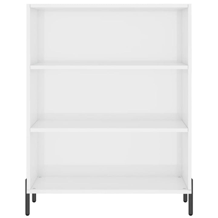 skab 69,5x32,5x90 cm konstrueret træ hvid højglans