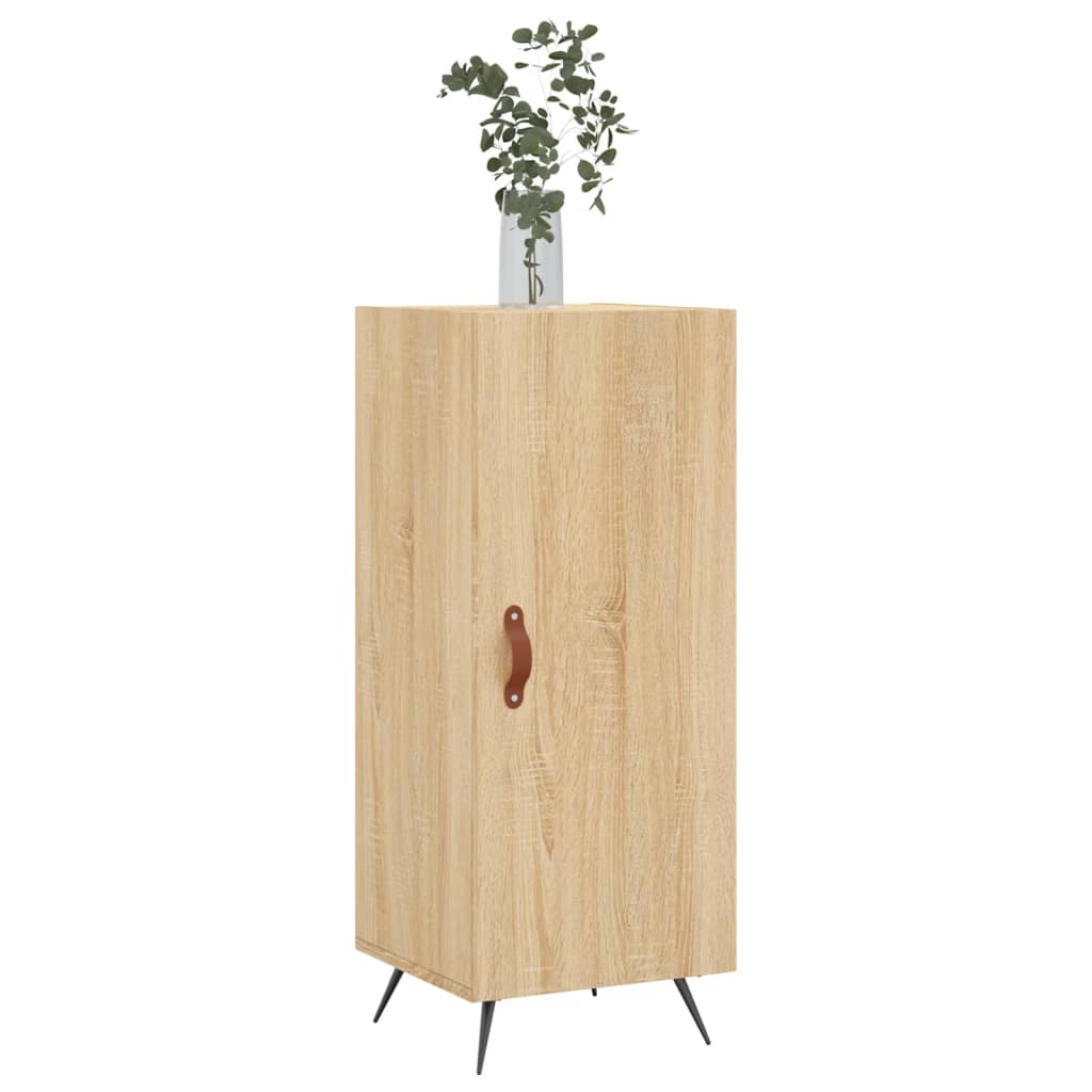skænk 34,5x34x90 cm konstrueret træ sonoma-eg