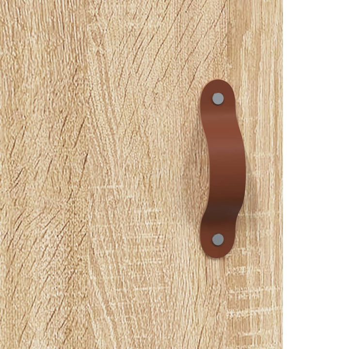 skænk 34,5x34x90 cm konstrueret træ sonoma-eg