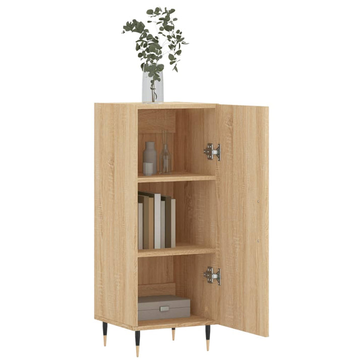 skænk 34,5x34x90 cm konstrueret træ sonoma-eg