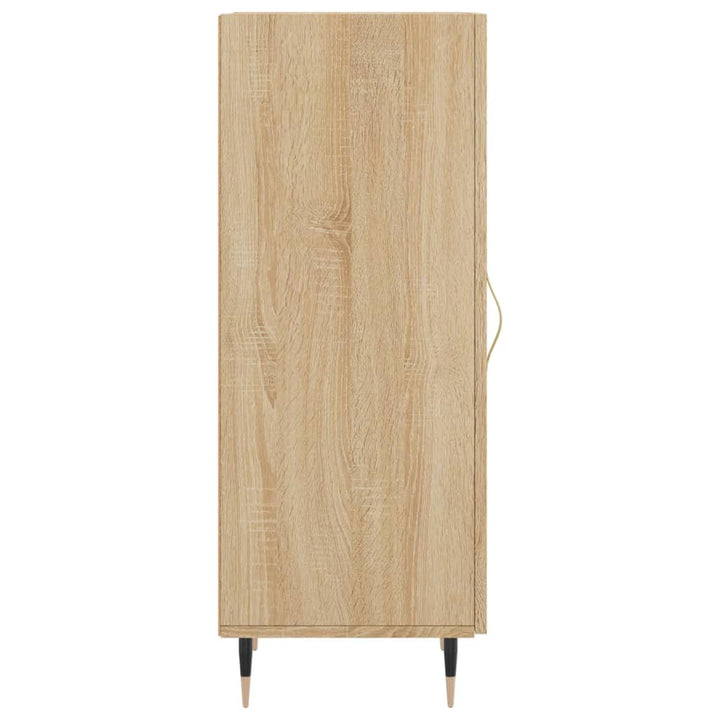 skænk 34,5x34x90 cm konstrueret træ sonoma-eg