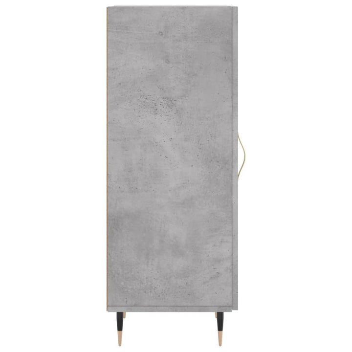 skænk 34,5x34x90 cm konstrueret træ betongrå