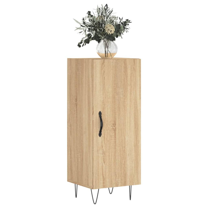 skænk 34,5x34x90 cm konstrueret træ sonoma-eg