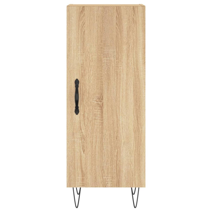 skænk 34,5x34x90 cm konstrueret træ sonoma-eg