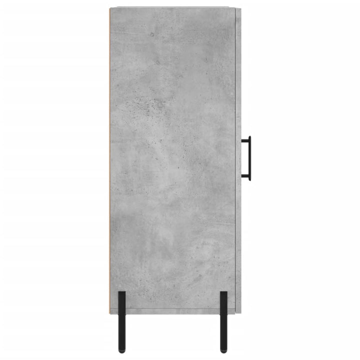 skænk 34,5x34x90 cm konstrueret træ betongrå