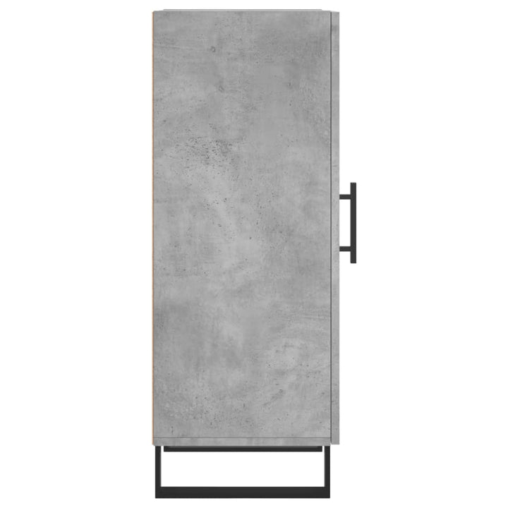skænk 34,5x34x90 cm konstrueret træ betongrå