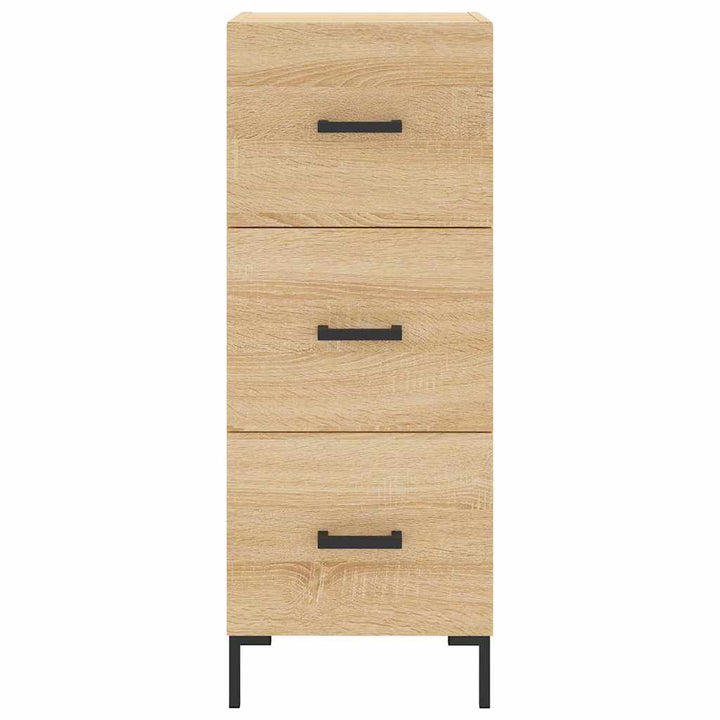 skænk 34,5x34x90 cm konstrueret træ sonoma-eg