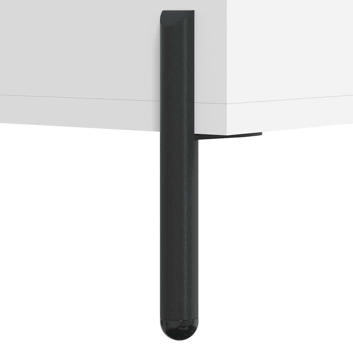 skænk 34,5x34x90 cm konstrueret træ hvid