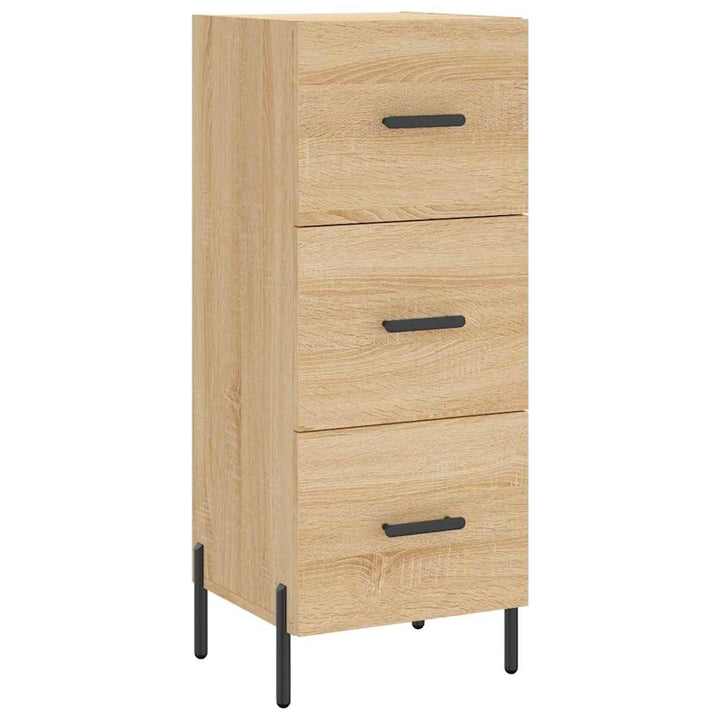 skænk 34,5x34x90 cm konstrueret træ sonoma-eg