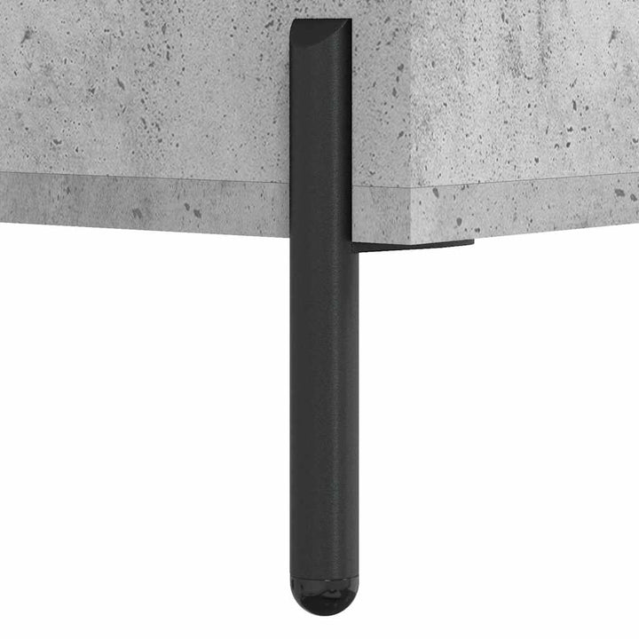 skænk 34,5x34x90 cm konstrueret træ betongrå