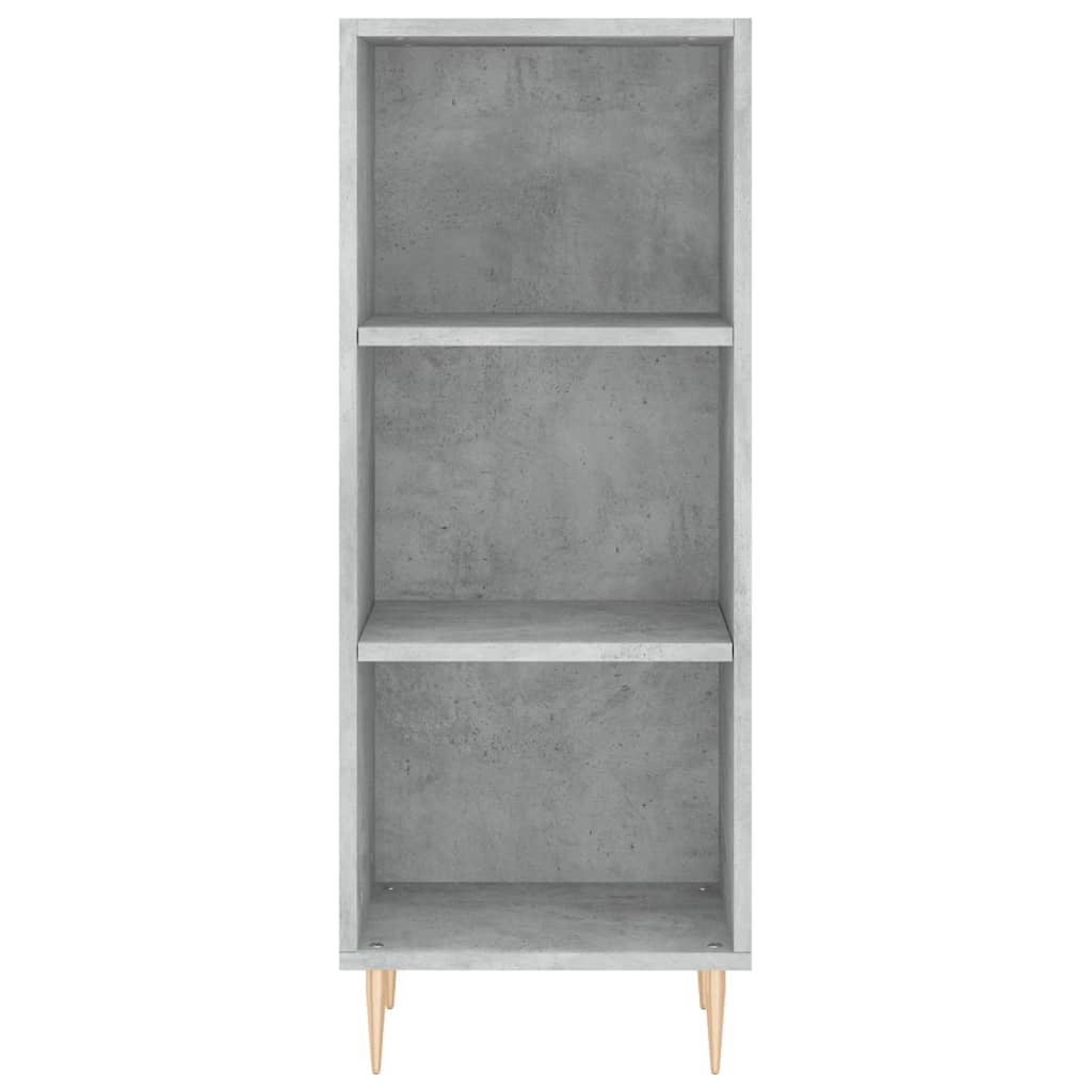 skænk 34,5x32,5x90 cm konstrueret træ betongrå