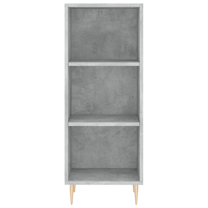skænk 34,5x32,5x90 cm konstrueret træ betongrå