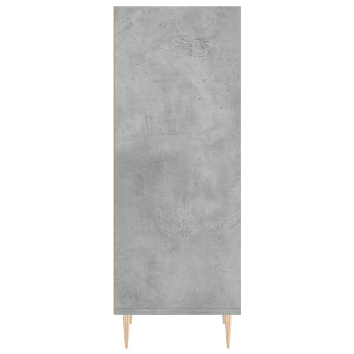 skænk 34,5x32,5x90 cm konstrueret træ betongrå