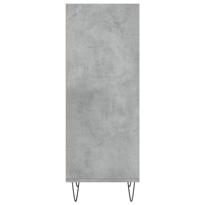 skænk 34,5x32,5x90 cm konstrueret træ betongrå