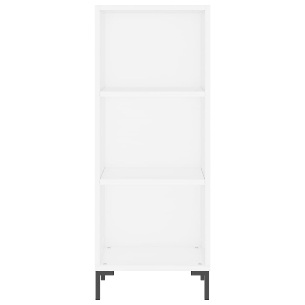 skænk 34,5x32,5x90 cm konstrueret træ hvid
