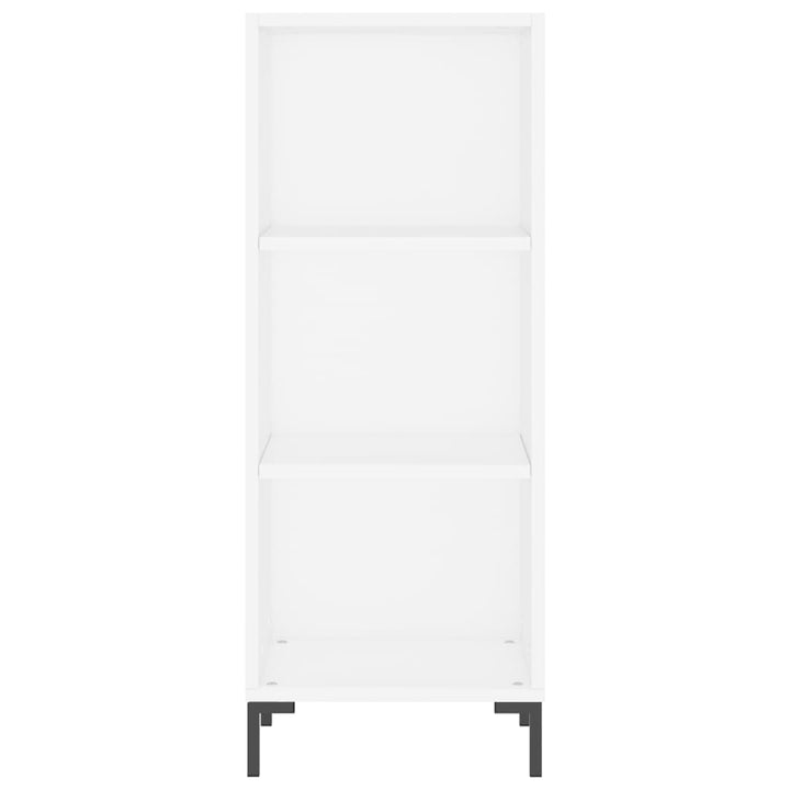 skænk 34,5x32,5x90 cm konstrueret træ hvid