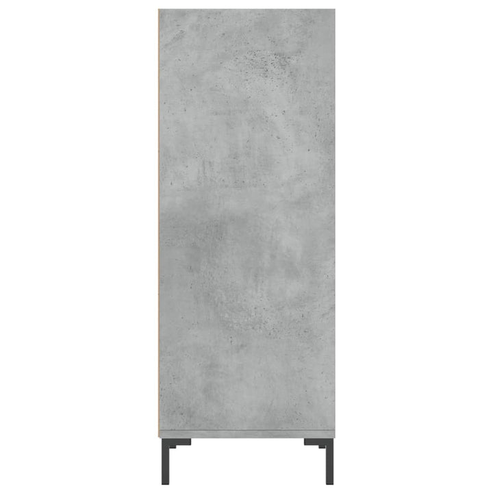 skænk 34,5x32,5x90 cm konstrueret træ betongrå