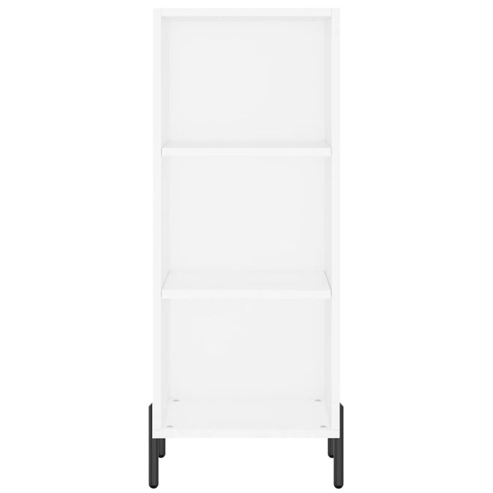 skænk 34,5x32,5x90 cm konstrueret træ hvid