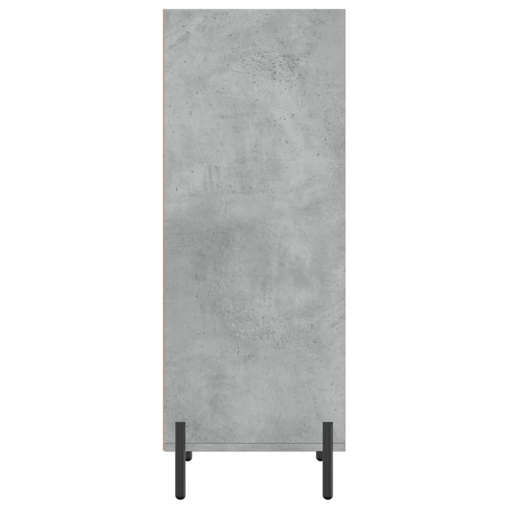 skænk 34,5x32,5x90 cm konstrueret træ betongrå