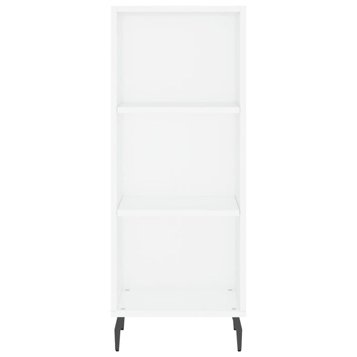 skænk 34,5x32,5x90 cm konstrueret træ hvid