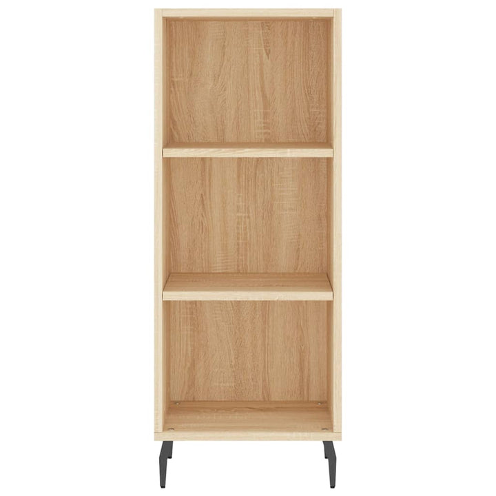skænk 34,5x32,5x90 cm konstrueret træ sonoma-eg