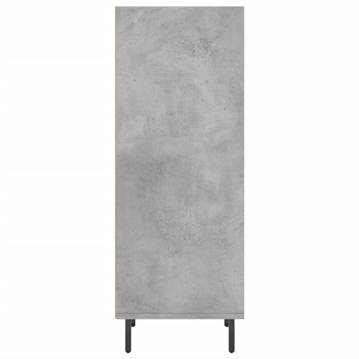skænk 34,5x32,5x90 cm konstrueret træ betongrå