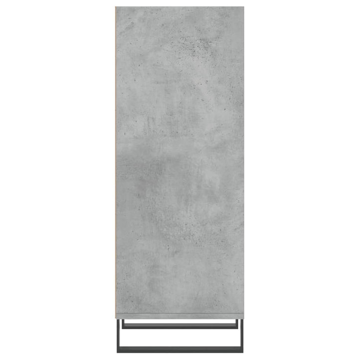 skænk 34,5x32,5x90 cm konstrueret træ betongrå