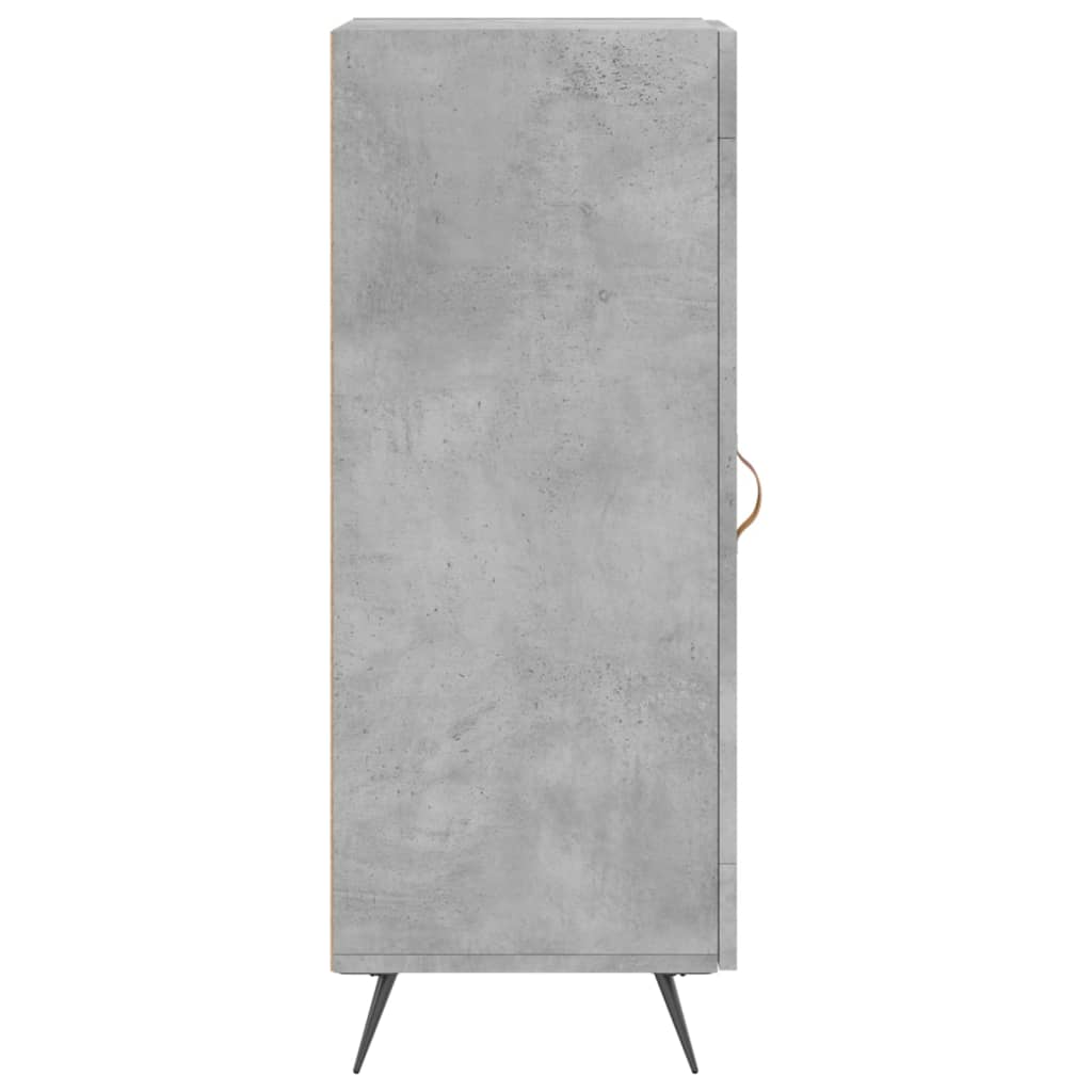 skænk 34,5x34x90 cm konstrueret træ betongrå