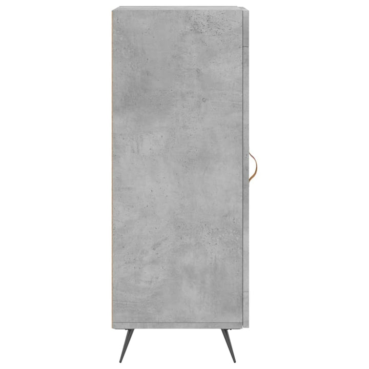 skænk 34,5x34x90 cm konstrueret træ betongrå