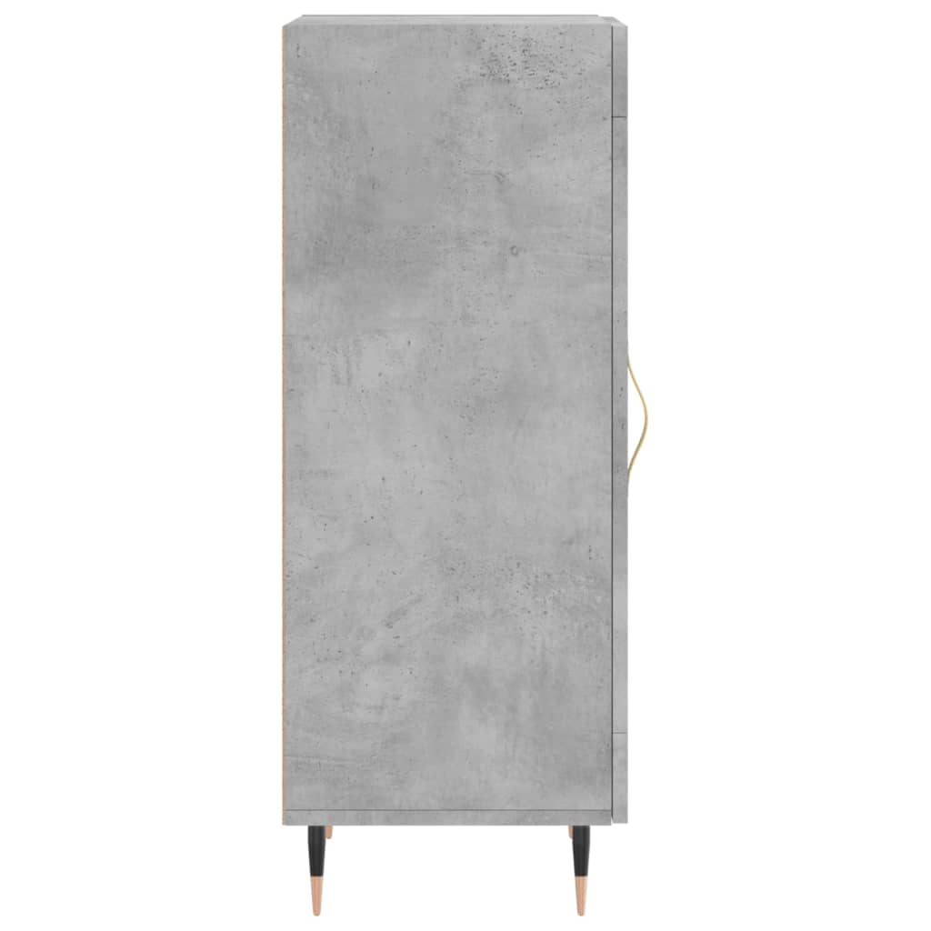 skænk 34,5x34x90 cm konstrueret træ betongrå