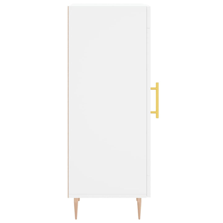 skænk 34,5x34x90 cm konstrueret træ hvid