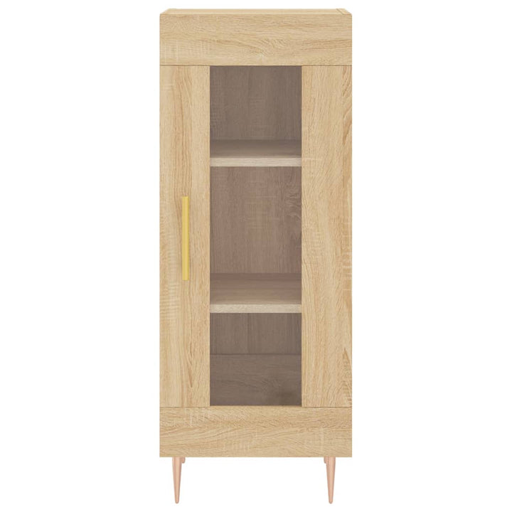 skænk 34,5x34x90 cm konstrueret træ sonoma-eg