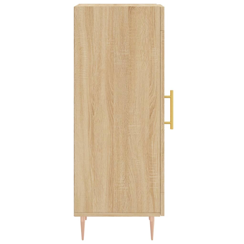 skænk 34,5x34x90 cm konstrueret træ sonoma-eg