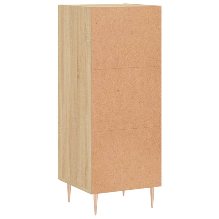 skænk 34,5x34x90 cm konstrueret træ sonoma-eg
