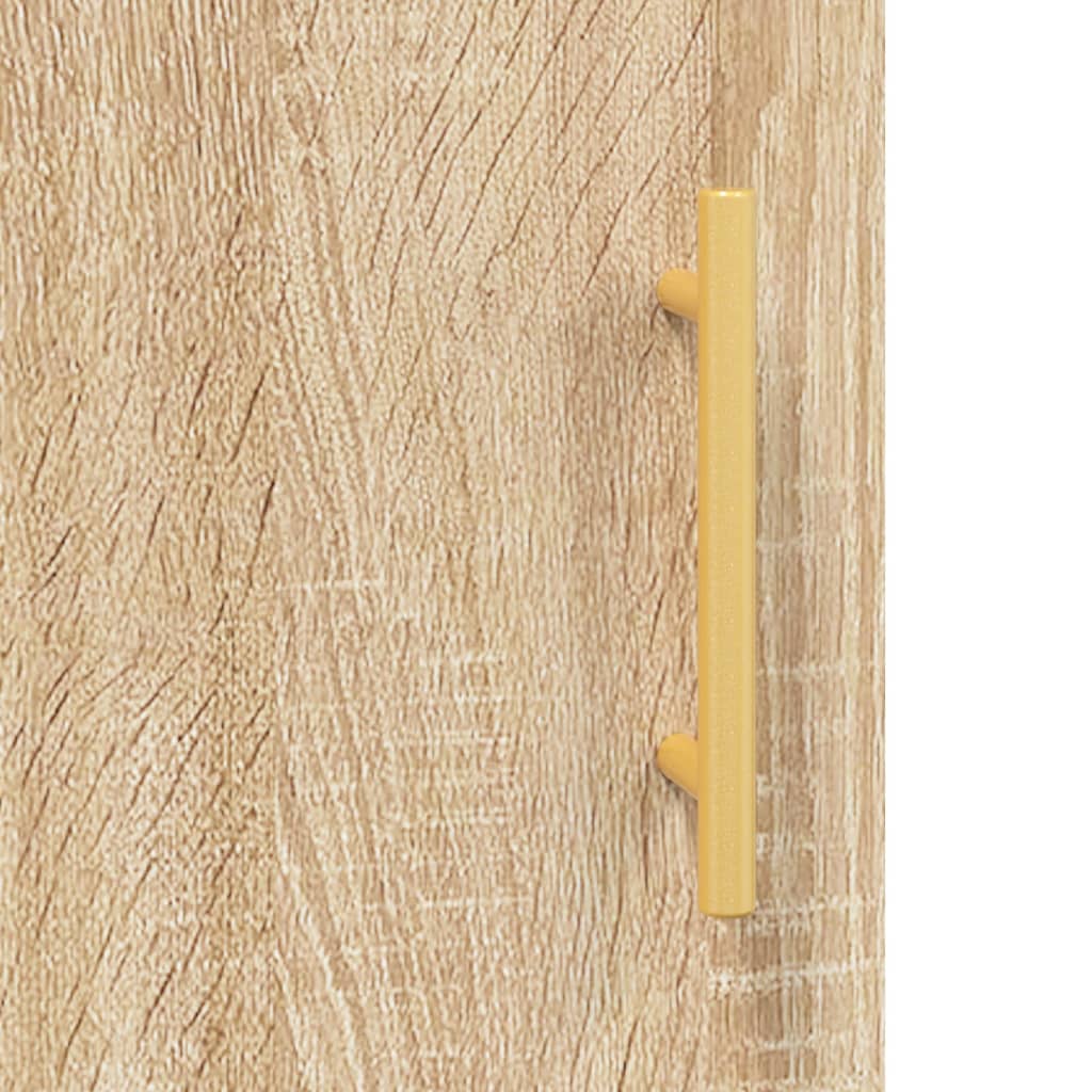 skænk 34,5x34x90 cm konstrueret træ sonoma-eg