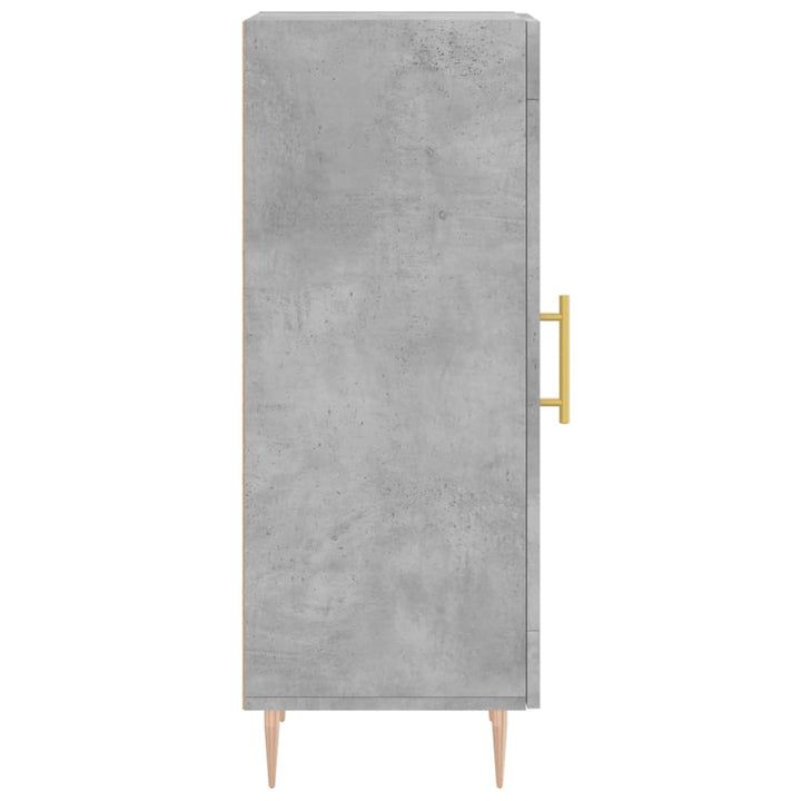 skænk 34,5x34x90 cm konstrueret træ betongrå