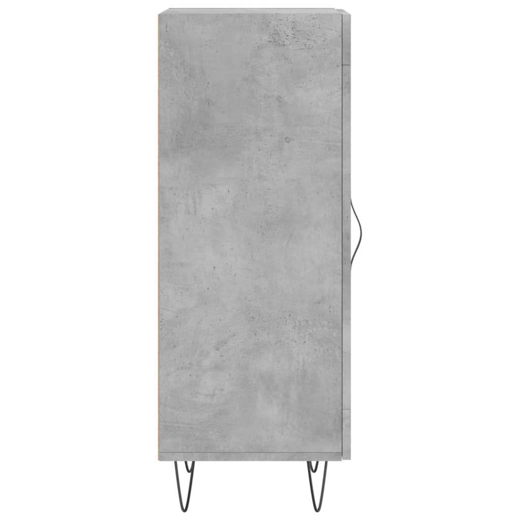 skænk 34,5x34x90 cm konstrueret træ betongrå
