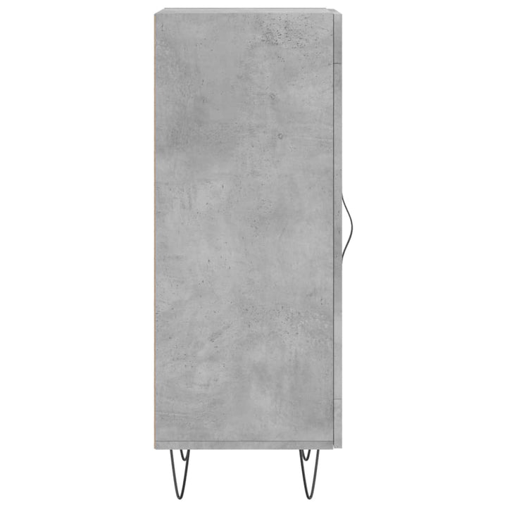 skænk 34,5x34x90 cm konstrueret træ betongrå