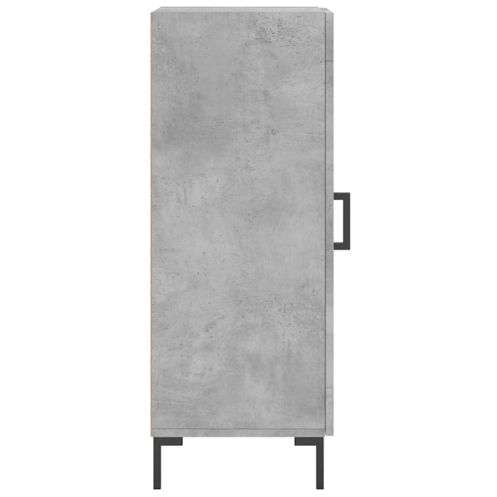 skænk 34,5x34x90 cm konstrueret træ betongrå