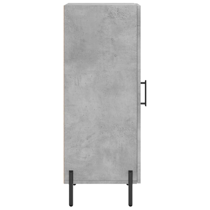 skænk 34,5x34x90 cm konstrueret træ betongrå