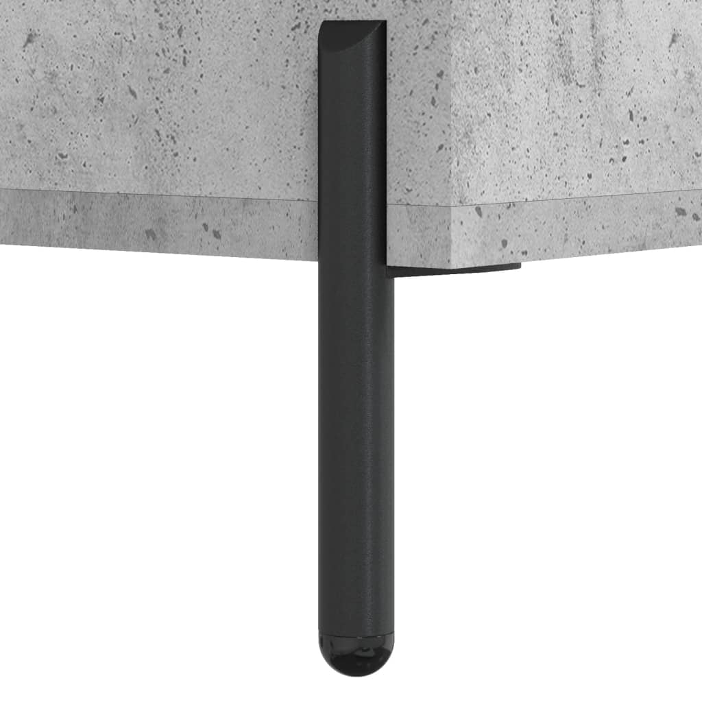 skænk 34,5x34x90 cm konstrueret træ betongrå