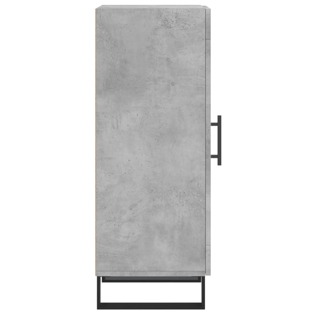 skænk 34,5x34x90 cm konstrueret træ betongrå