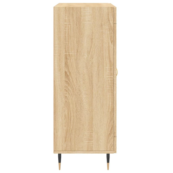 skænk 69,5x34x90 cm konstrueret træ sonoma-eg