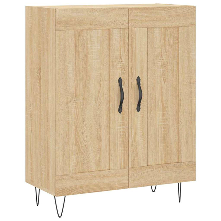 skænk 69,5x34x90 cm konstrueret træ sonoma-eg