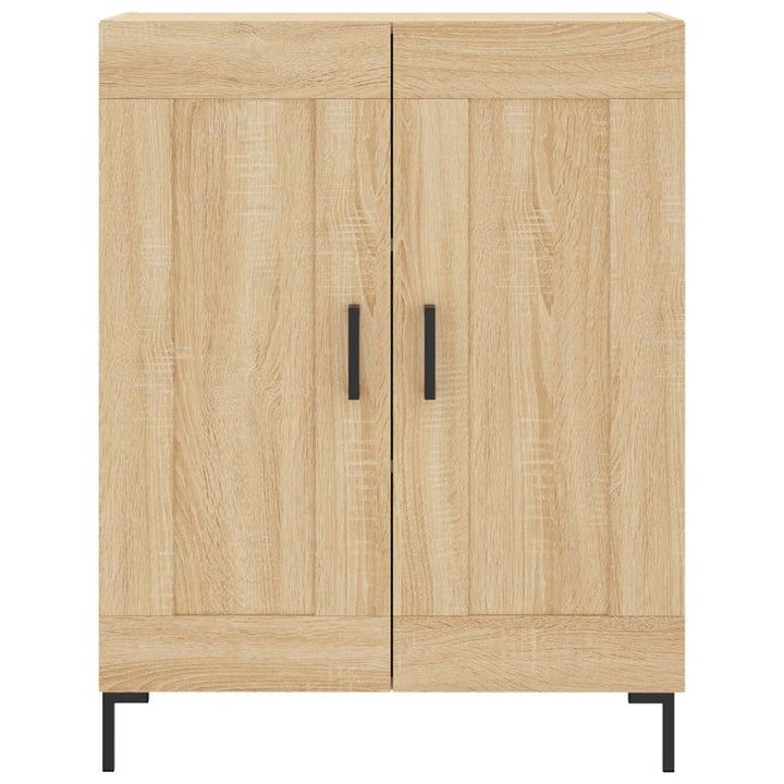 skænk 69,5x34x90 cm konstrueret træ sonoma-eg
