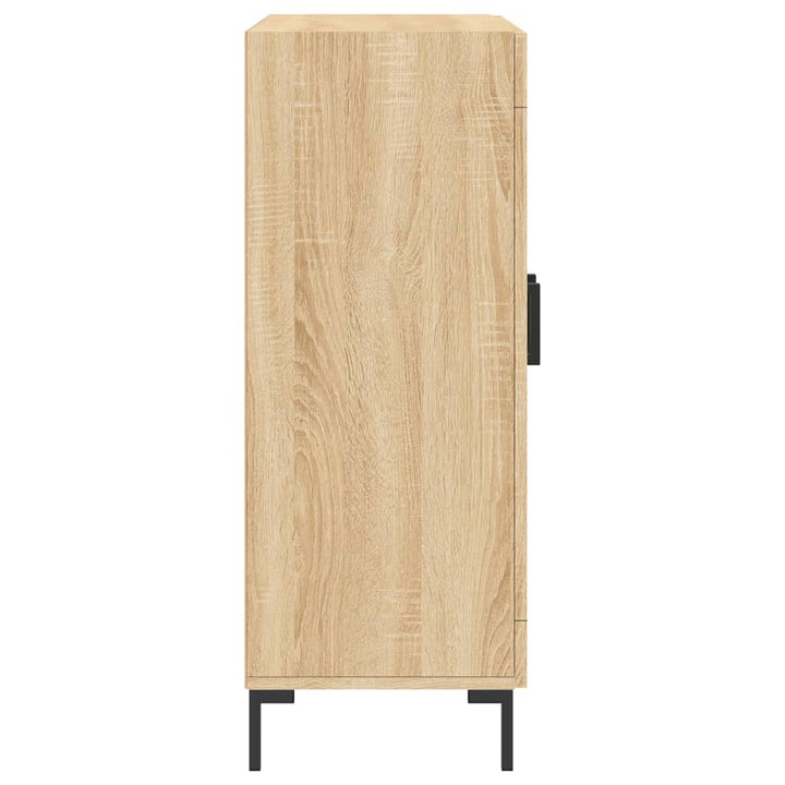 skænk 69,5x34x90 cm konstrueret træ sonoma-eg